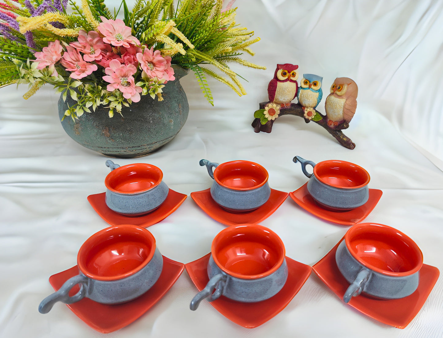 The Peppy Orange Soirée Set