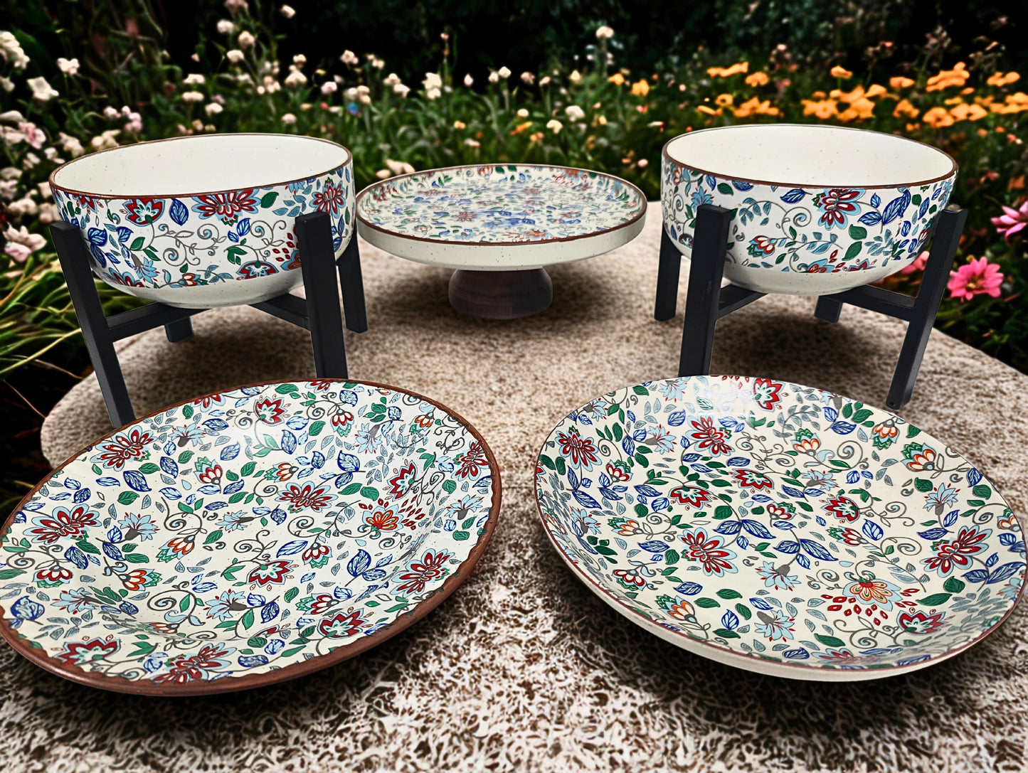 Blossom Symphony Serveware Set