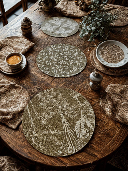 Vanya – Jute Round Mats - (Set of 3)